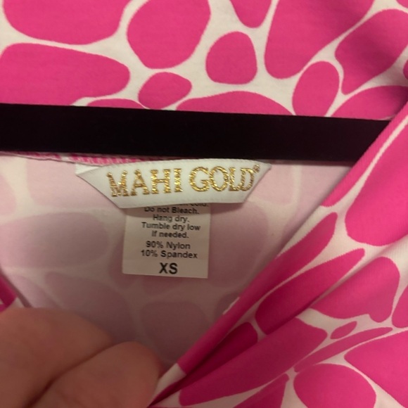 Mahi Gold Giraffe Print Dress - Picture 4 of 5